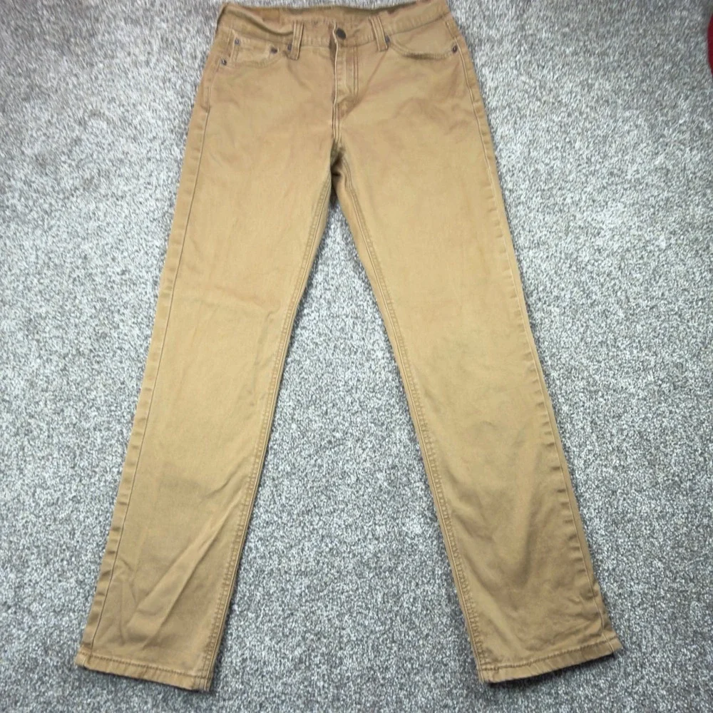 Levis 541 Athletic Taper Pants Mens 30 Tan Khaki Chino Jeans 18181-0151 Casual